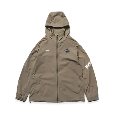 F.C.Real Bristol Cordura 4-Way Stretch Ventilation Hoodie "Greige"