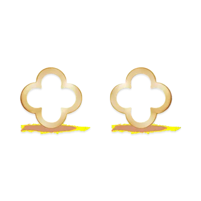 Van Cleef & Arpels Pure Alhambra earrings "18K Yellow gold/Onyx"