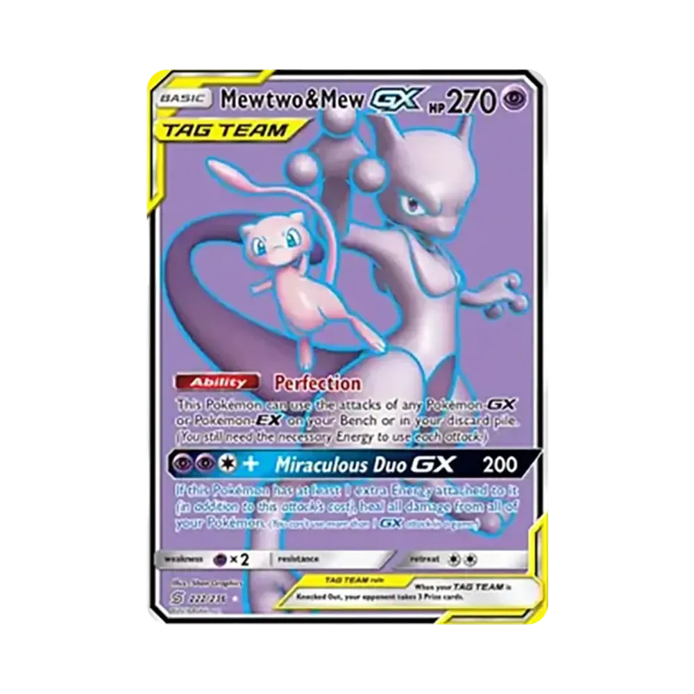 ミュウツー&ミュウGX SR[SM11 097/094](拡張パック「ミラクルツイン
