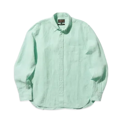 BEAMS B.D. LINEN SOLID "LightGreen"