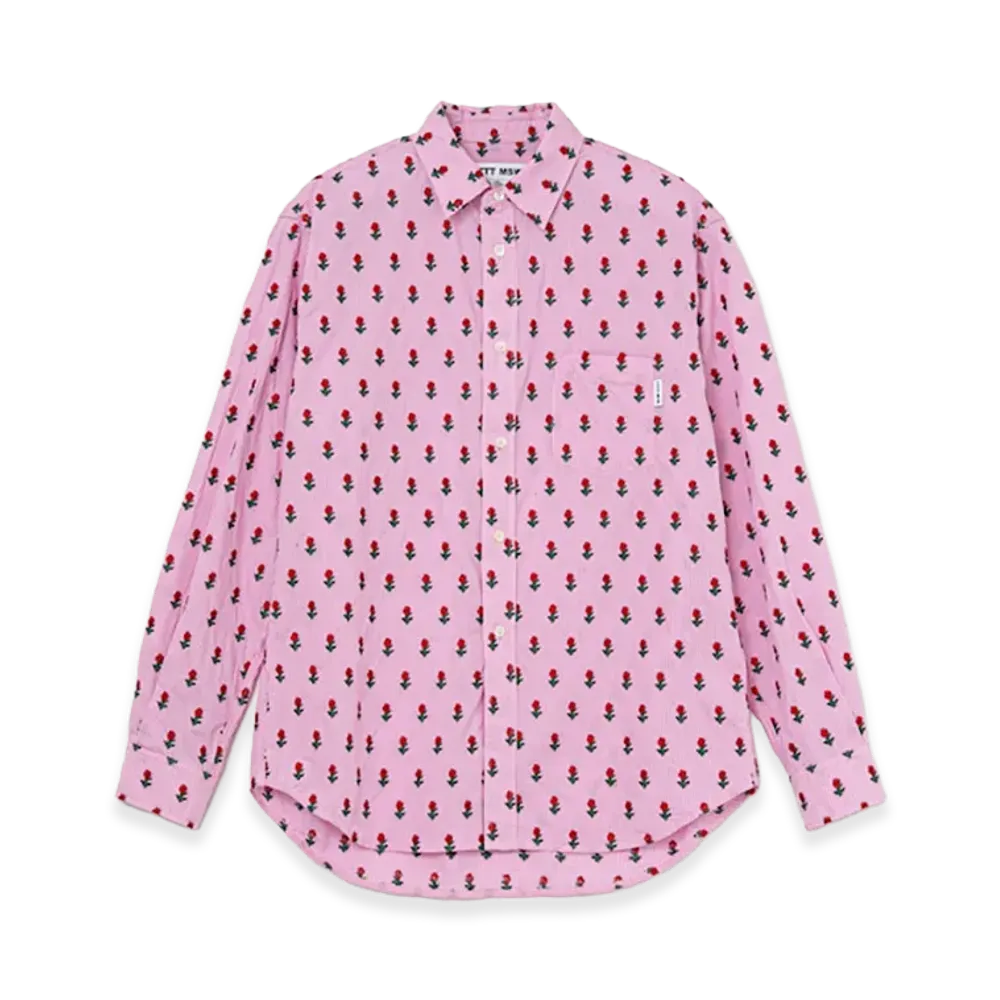 TTT MSW Rose Embroidery Shirt "Pink Gingham"