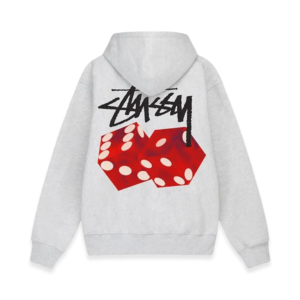 Stussy Diced Out Hoodie "Ash Heather"