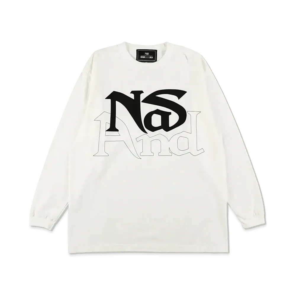 WIND AND SEA Nas L/S Tee 2 "White"