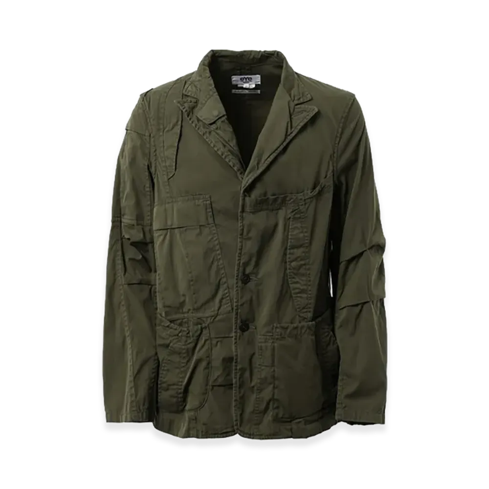 eYe JUNYA WATANABE MAN x NEEDLES W-Name Rebuild Militally Jacket Khaki "Khaki"