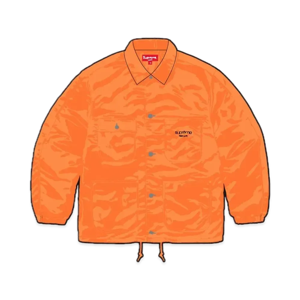 Supreme Nylon Chore Coat "Orange"
