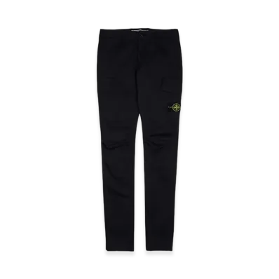 Stone Island 31714 Cotton Cargo Pants - 23FW "Black"