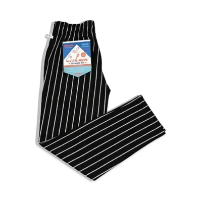 COOKMAN Chef Pants Waiter's Pants Stripe "Stripe/Black"
