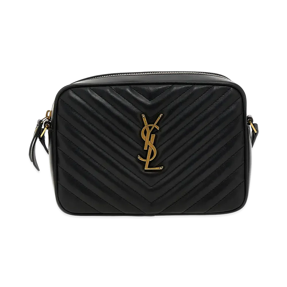 Saint Laurent Women's Lou Crossbody Bag "Black"