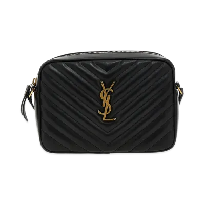 Saint Laurent Women's Lou Crossbody Bag "Black"