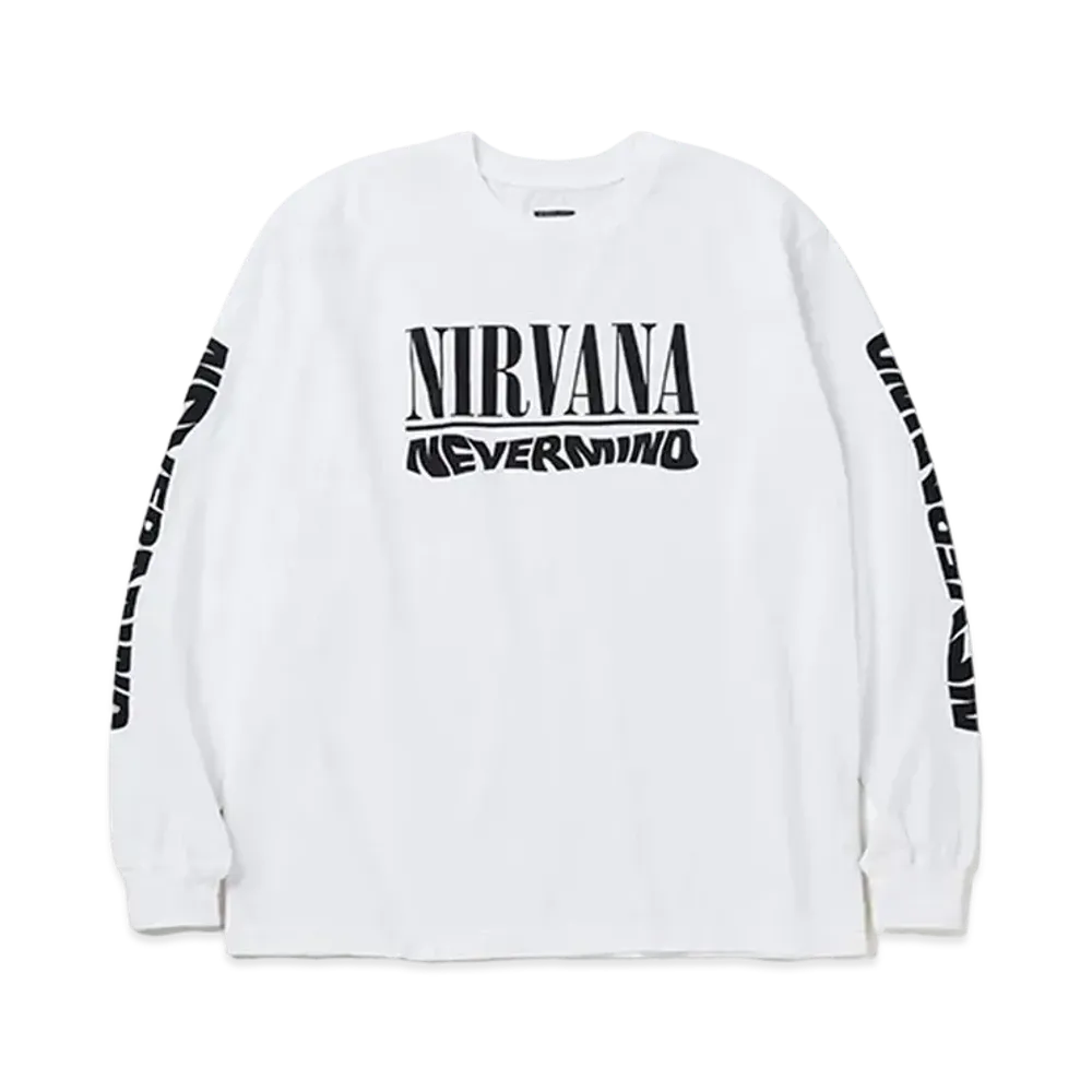 NEIGHBORHOOD x NIRVANA . Tee LS "White"