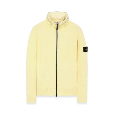 Stone Island 525B0 Full Zip Knit Cardigan - 21SS "Lemon"