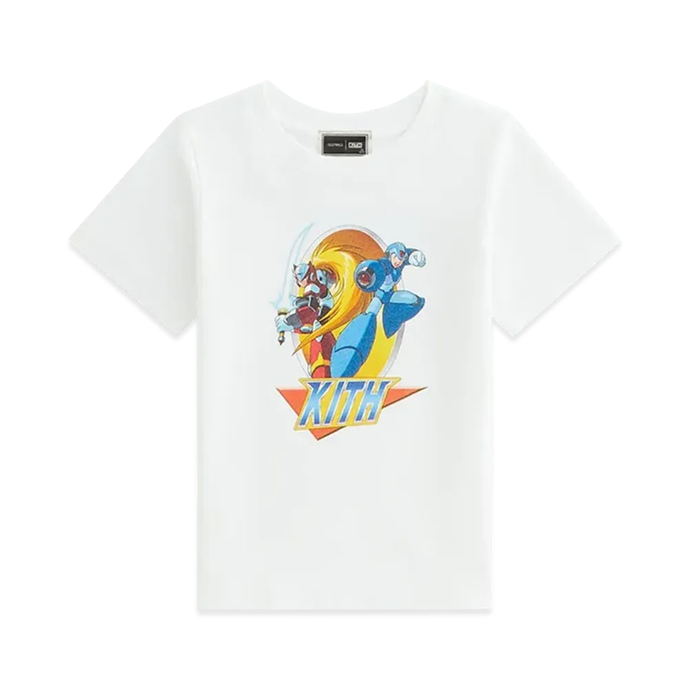 Kith x Capcom Kids Mega Man Vintage Tee "White"
