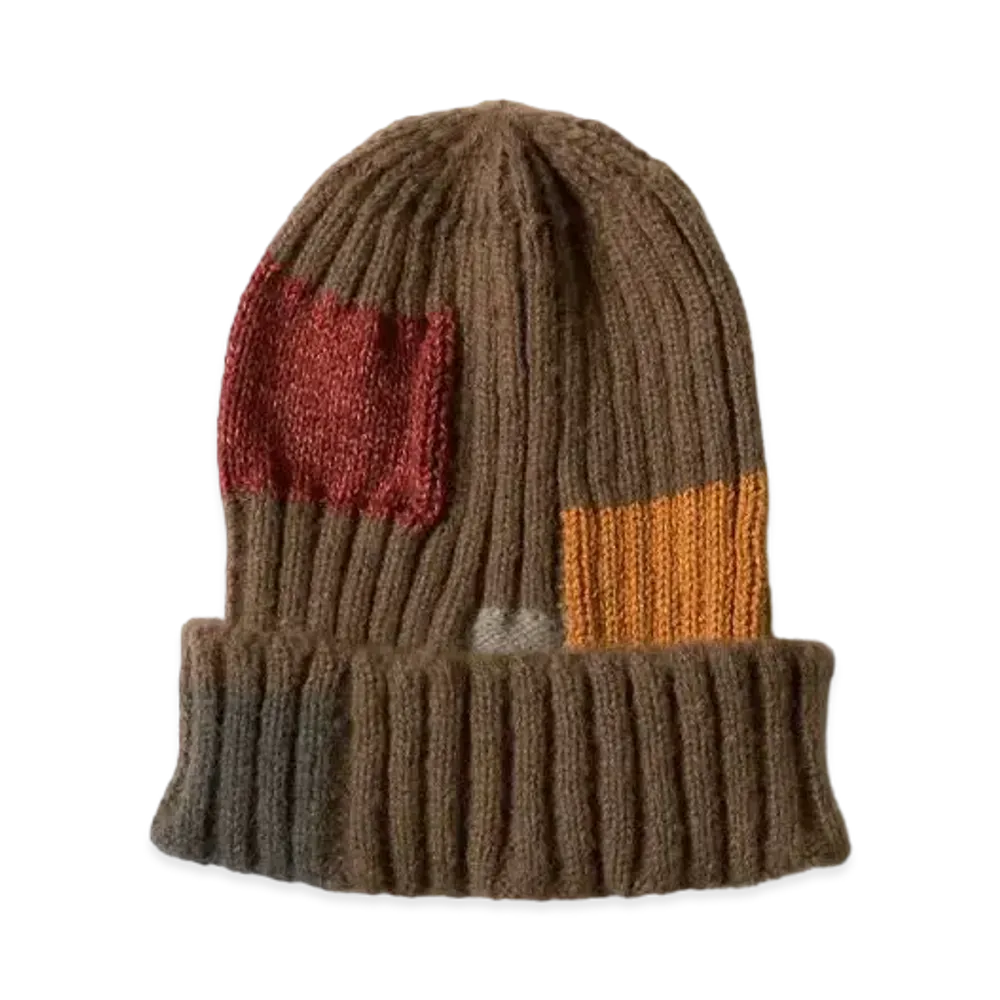 KAPITAL 5G Wool Knit Cap "Brown"