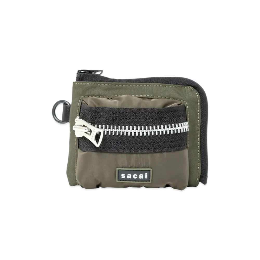 sacai Pocket Fragment Case "Dark Khaki"