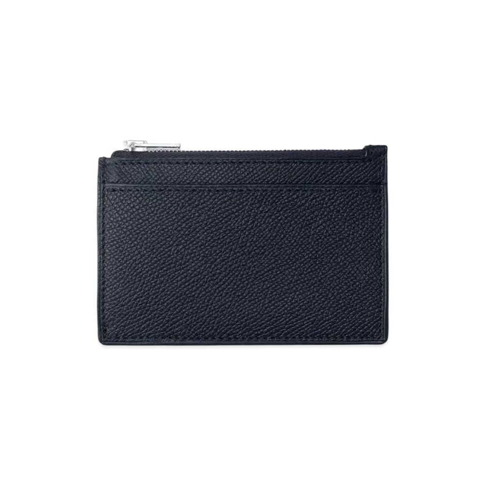 everyone x TOMO NARIAI Small Leather Wallet "Dark Navy"