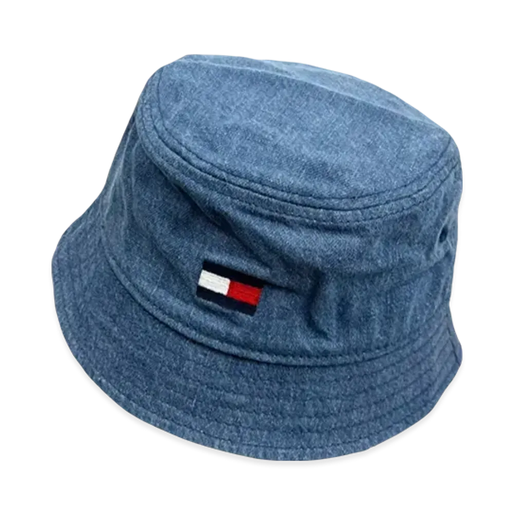TOMMY HILFIGER Am Frsh Ardn Buckt Hat "Denim"