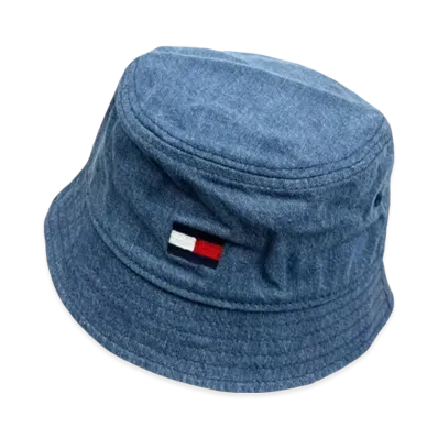 TOMMY HILFIGER Am Frsh Ardn Buckt Hat "Denim"