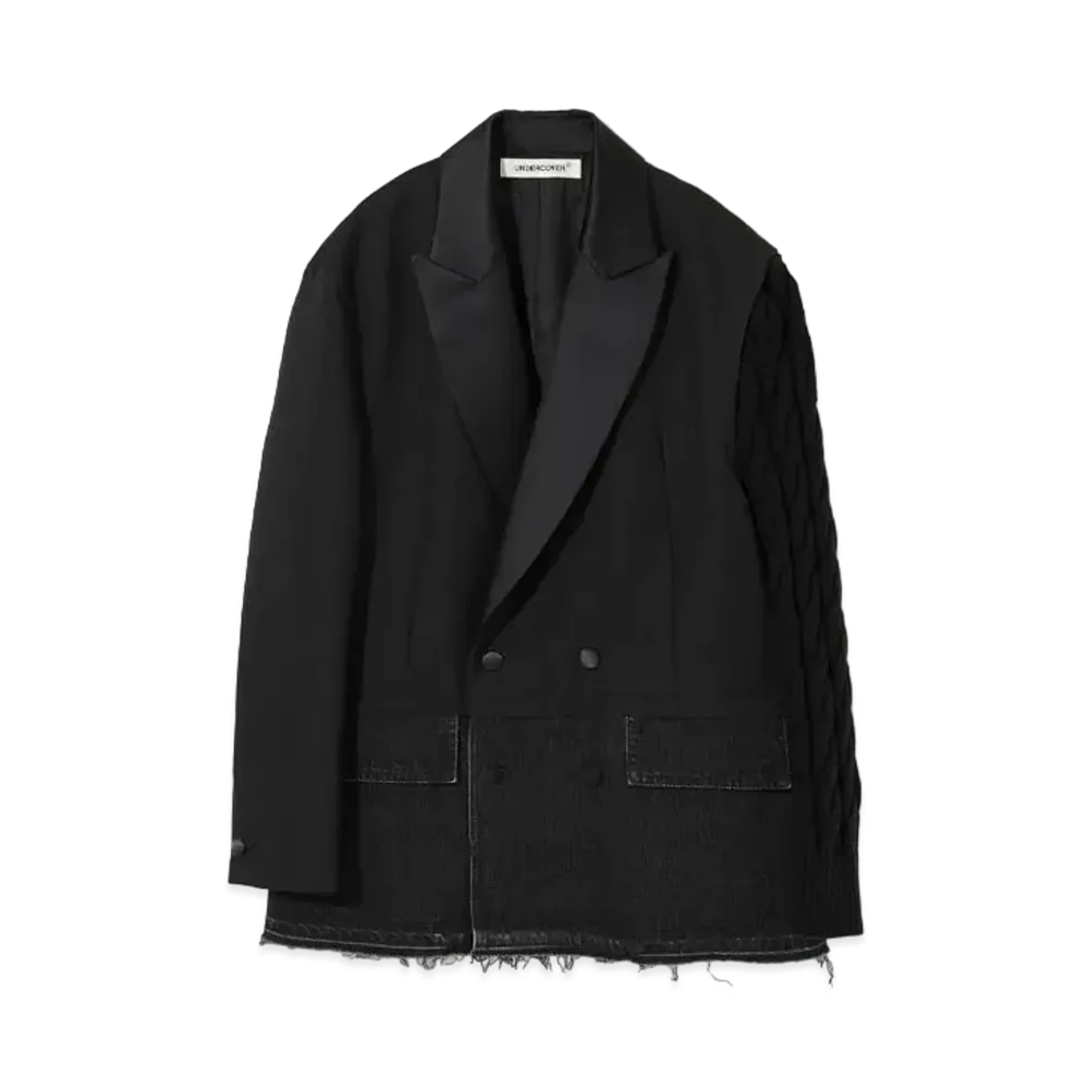UNDERCOVER Knit x Denim Switching Jacket "Black"