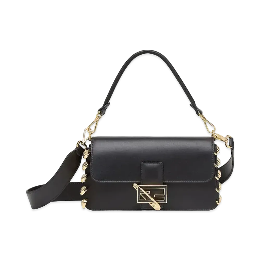 FENDI x Versace Fendace Black Leather Bag "Black"