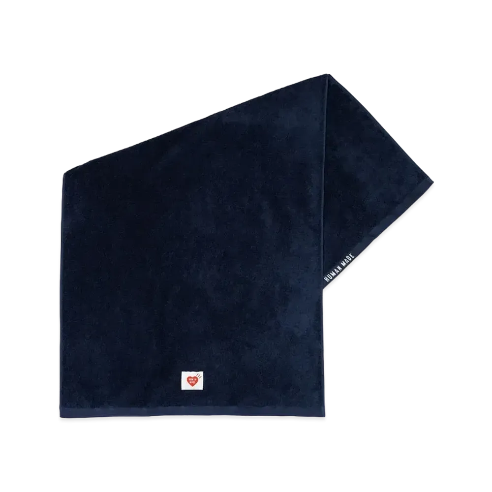 HUMAN MADE HM Bath Towel "Navy"