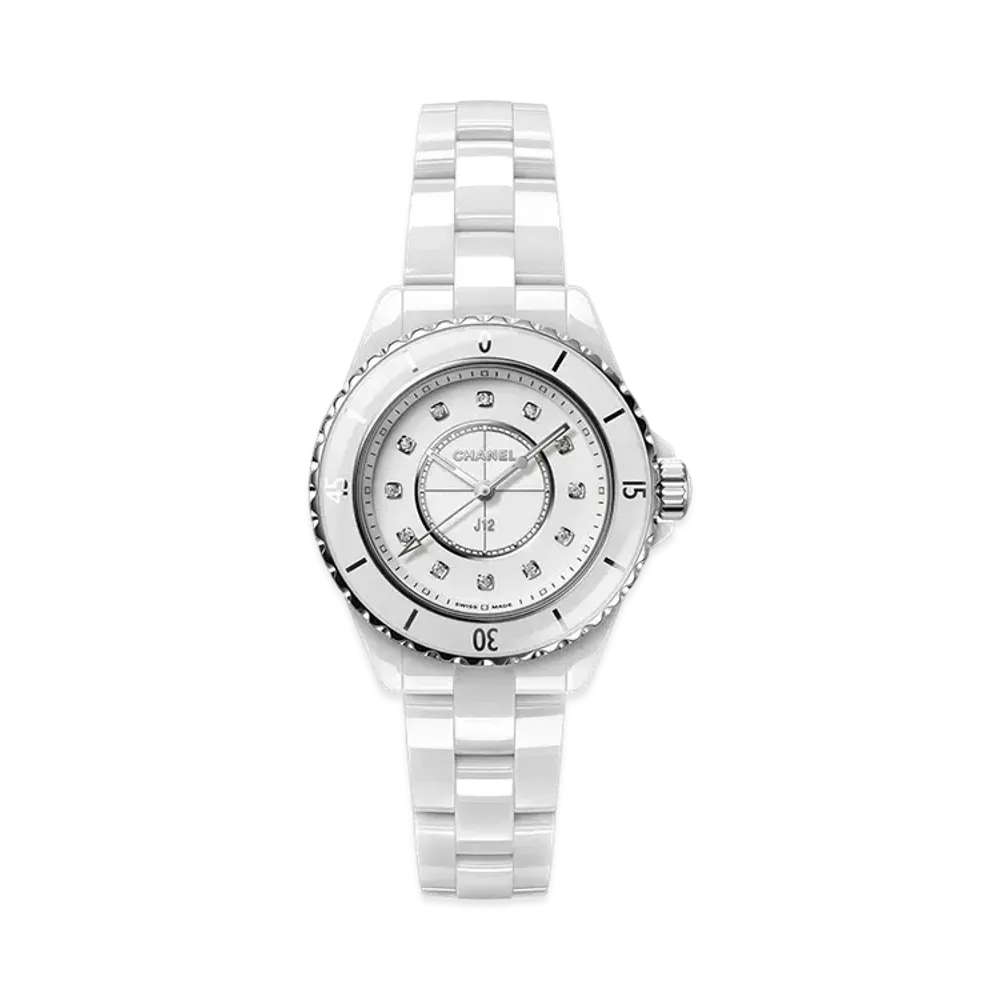 CHANEL J12 Ceramic 33mm "White"