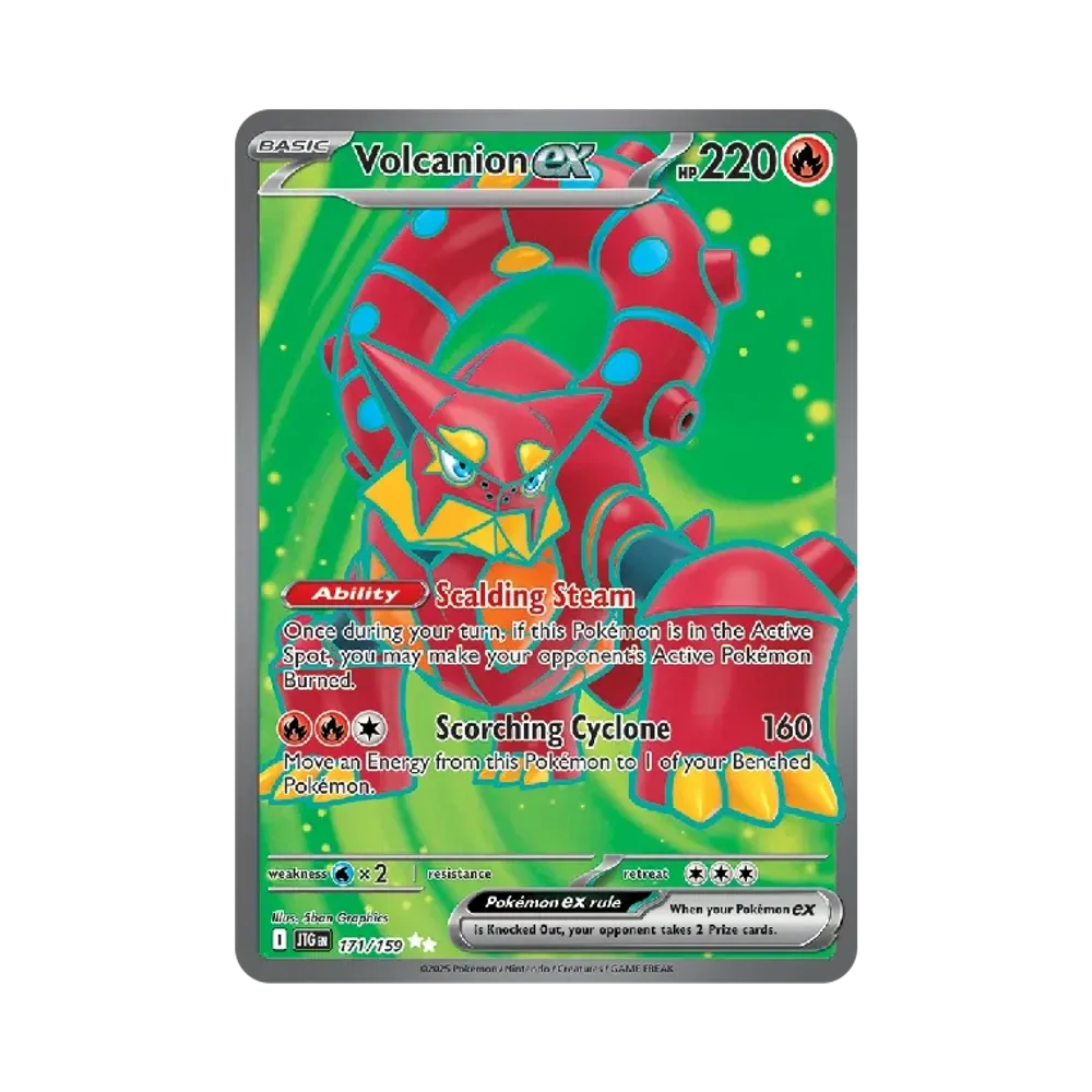 ボルケニオンex UR [JTG EN 171/159]【英語版】(スカーレット&バイオレット「ジャーニートゥゲザー」)