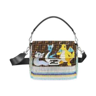 Pokemon x Fragment x FENDI Baguette Beads Bag "Multi Color"