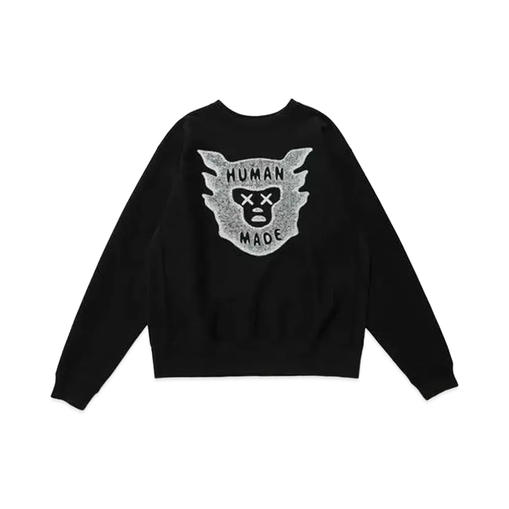 HUMAN MADE x KAWS SWEATSHIRT #1 "Black"