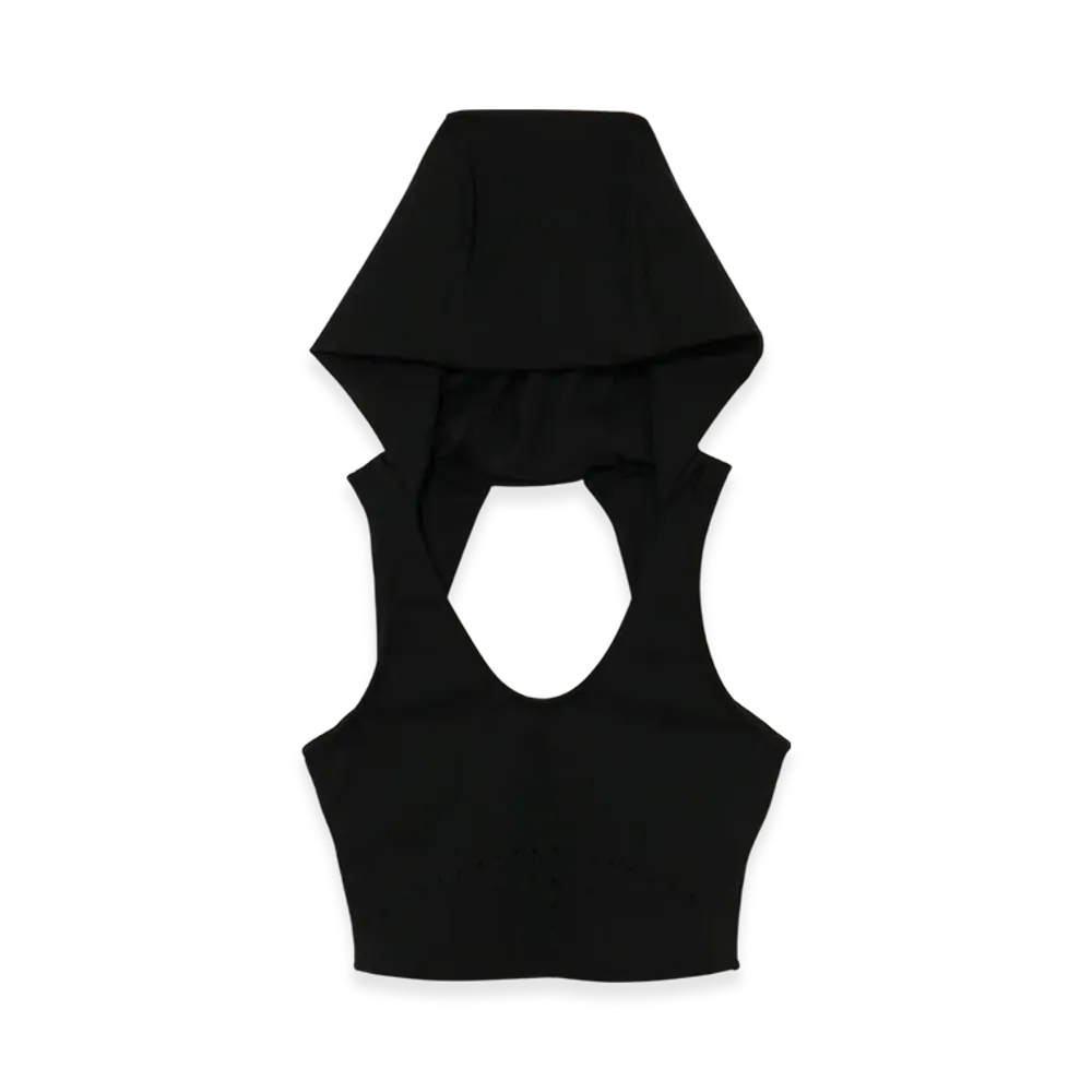 THEREDTHREAD G Tech Hoodie Vest "Black"