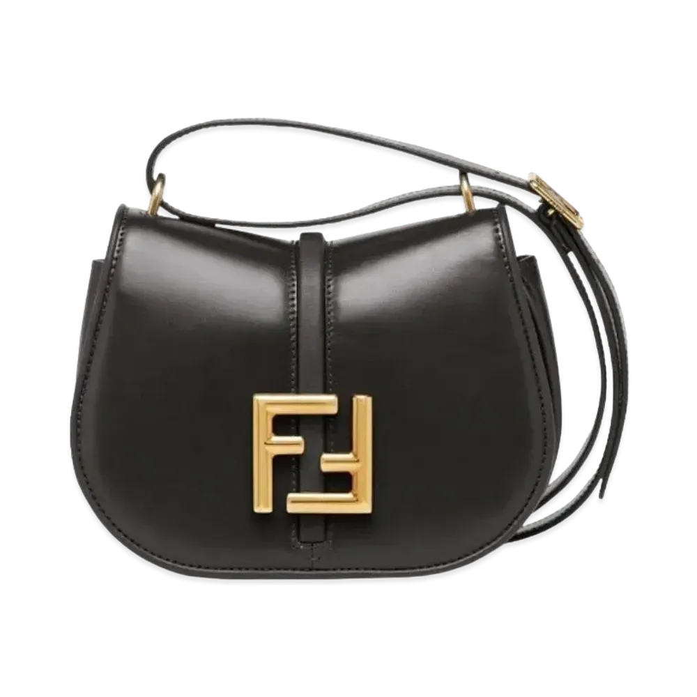 FENDI Camon Small Leather Bag "Black"