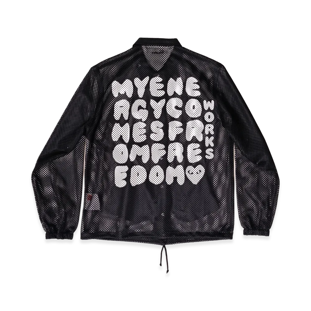 PLAY COMME des GARCONS MARKET PLAY Mesh Coach Jacket "Black"