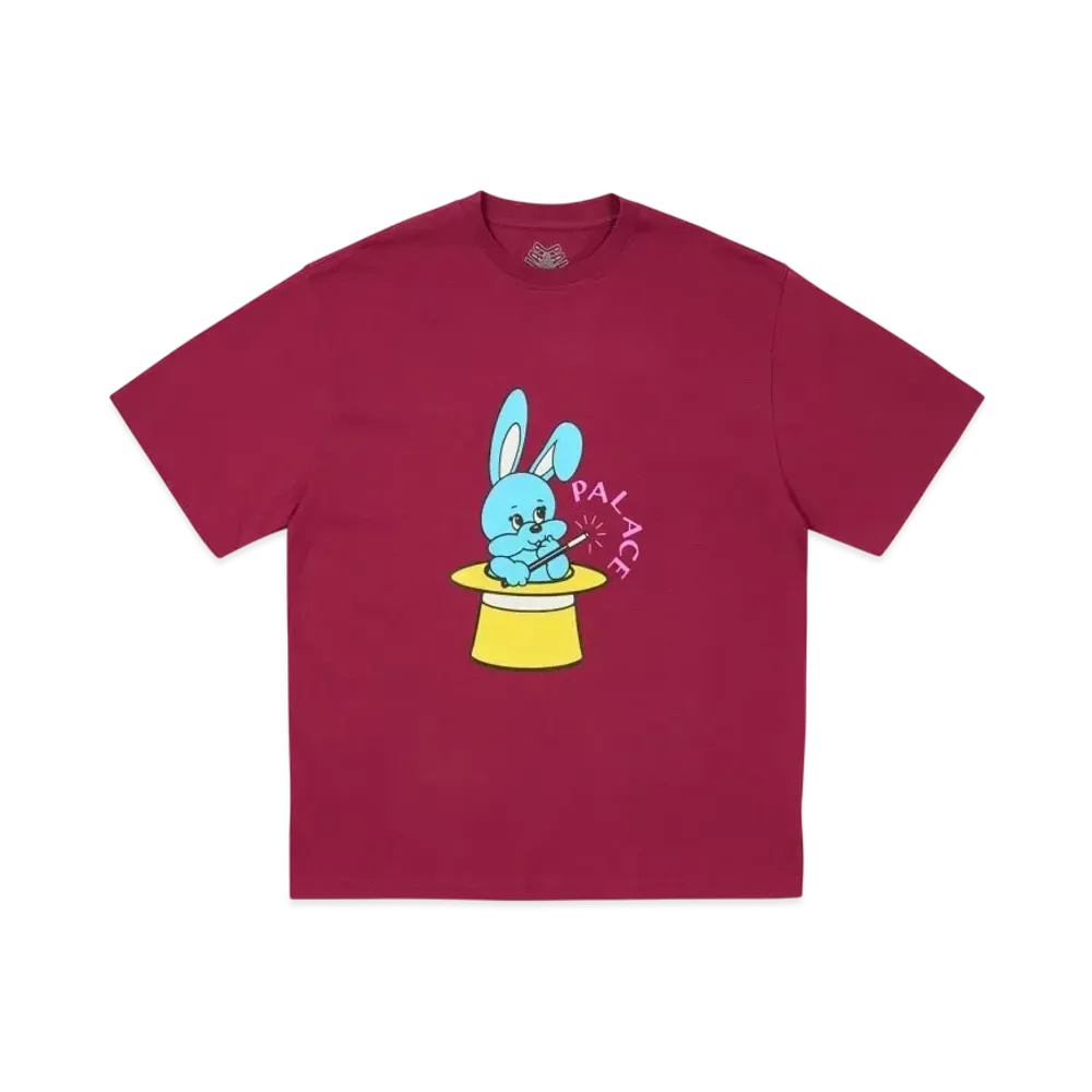 PALACE Bunny T-Shirt "Burgundy"