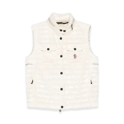 MONCLER Women's Grenoble Gumiane Down Gilet "White"