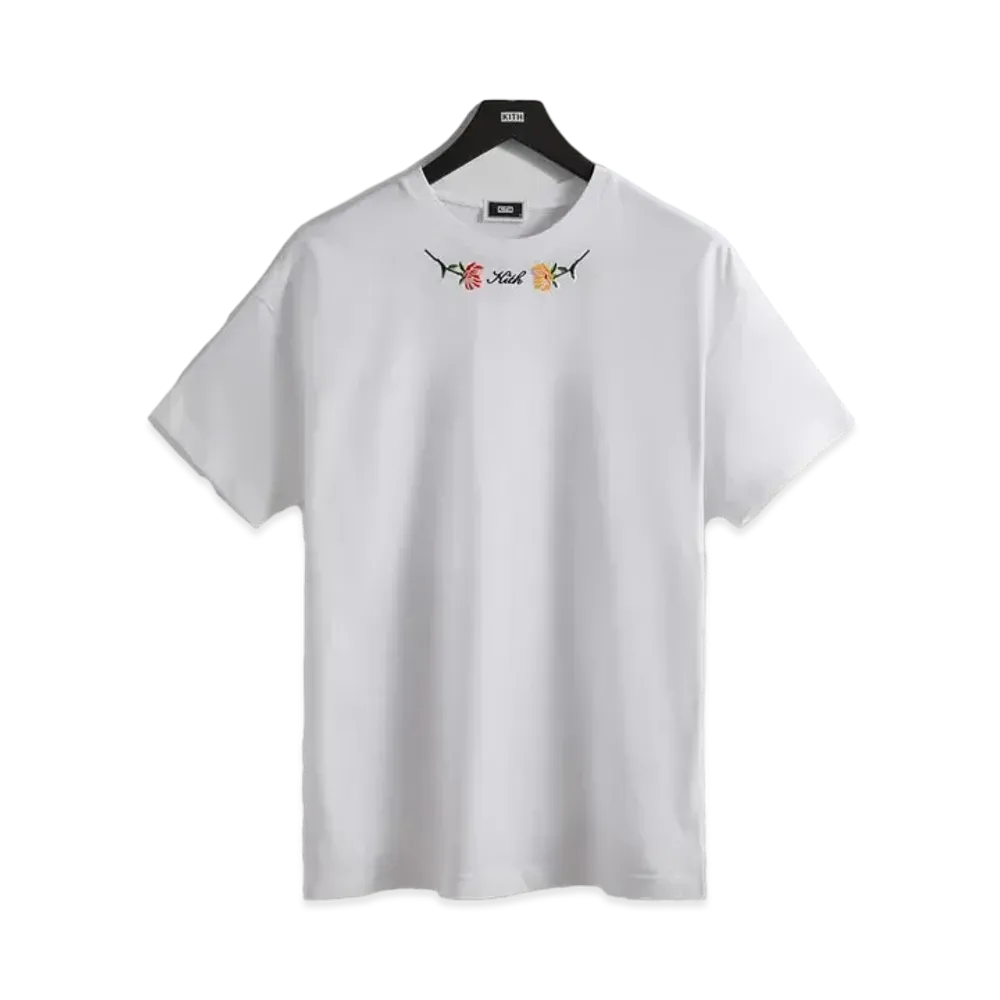 Kith Script Laurel Tee "White"