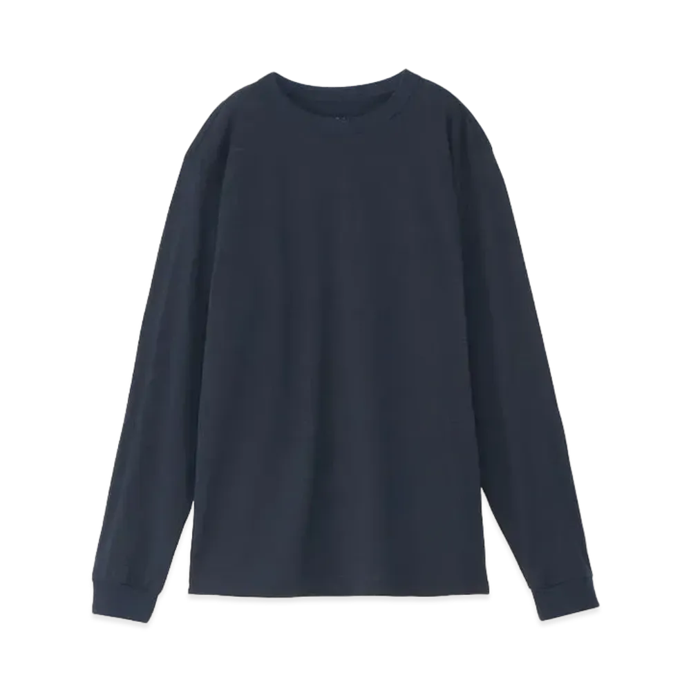 Goldwin Liopimum Paper Long Sleeve T-Shirt (C3 Fit / Unisex) "Ink Navy"