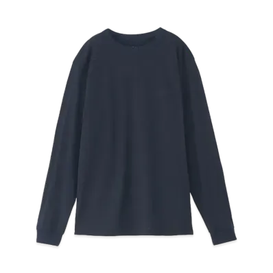 Goldwin Liopimum Paper Long Sleeve T-Shirt (C3 Fit / Unisex) "Ink Navy"