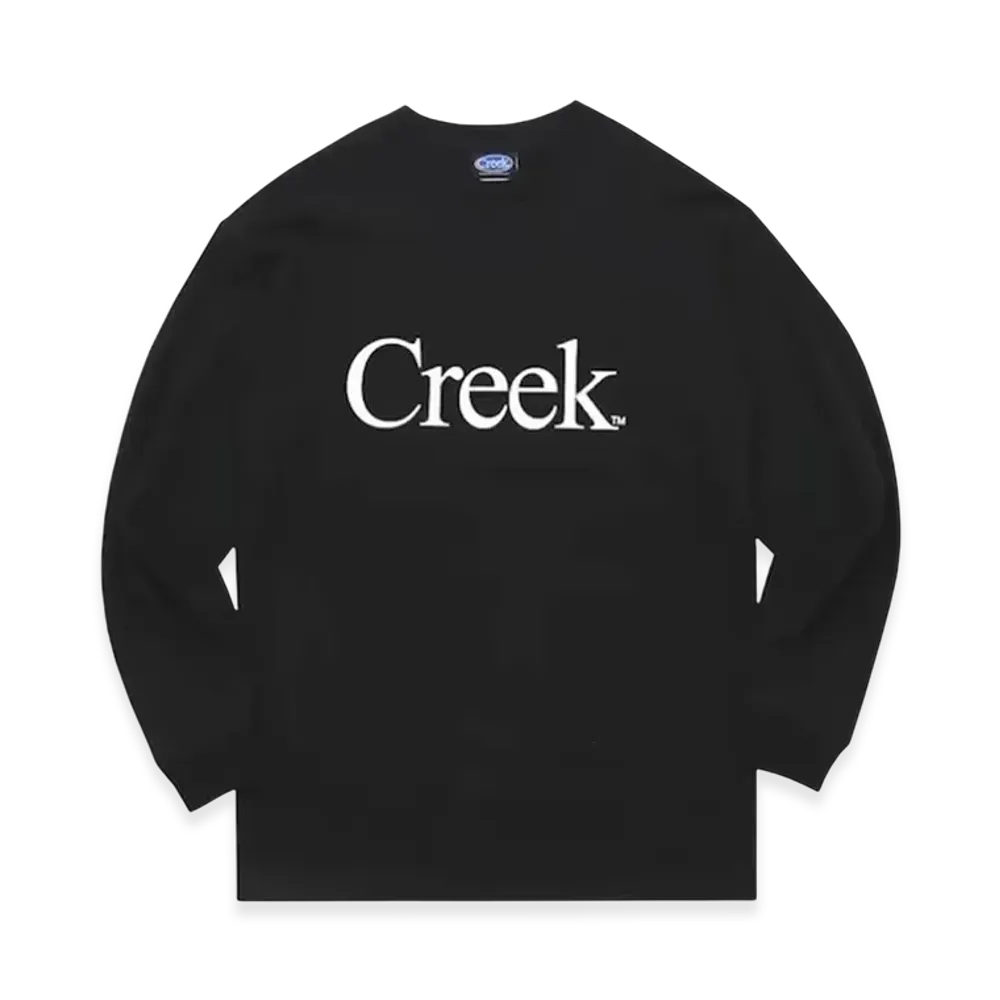 新品 Creek x WHIMSY 24AW L/S Tee XXL ブラック Creek Angler's Device x WHIMSY Logo L/S Tee 