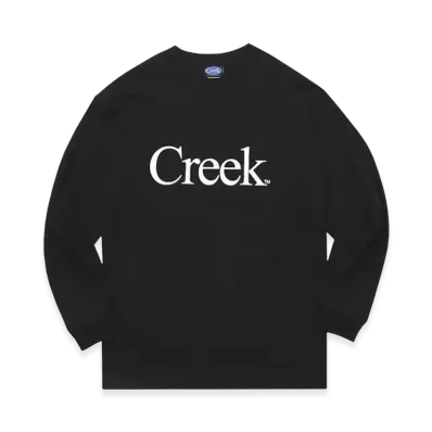 Creek Angler's Device x WHIMSY Logo L/S Tee "Black"