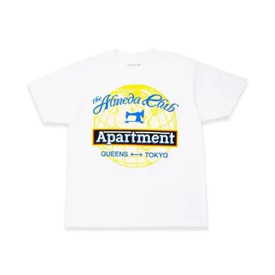 STABRIDGE The Almeda Club x The Apartment Globe T-Shirt "White"