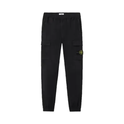 Stone Island 3100031 Stretch Organic Cotton Twill "Black"