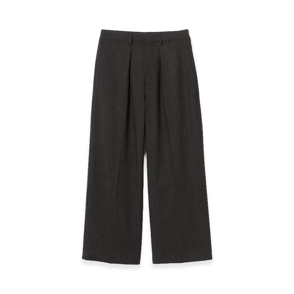 BEAMS FUTURE ARCHIVE Wide Slacks "Black St"