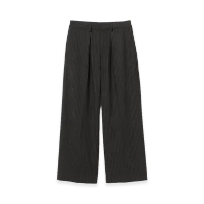BEAMS FUTURE ARCHIVE Wide Slacks "Black St"