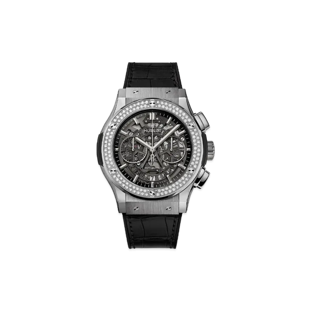HUBLOT Classic Fusion Aerofusion Titanium Diamonds 45mm
