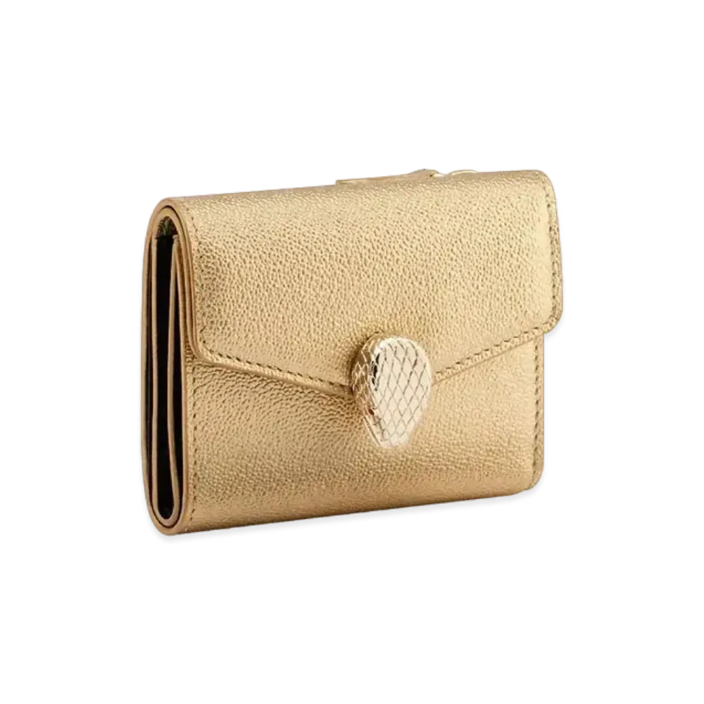 BVLGARI Serpenti Forever Wallet "Gold"