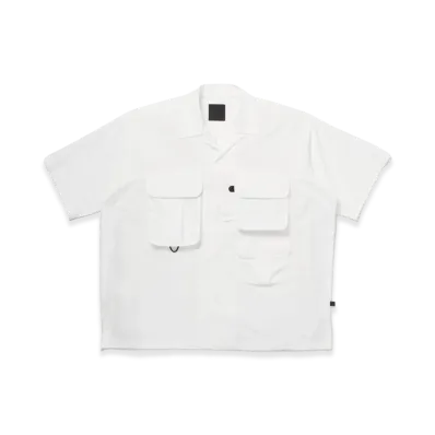 DAIWA PIER39 Women's Tech Multi Tool Pocket Shirt S/S Solid "White"