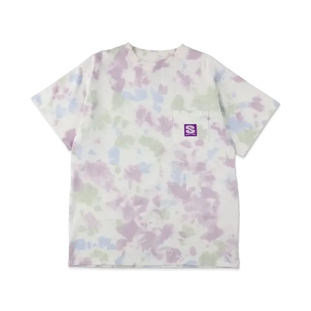 WIND AND SEA Uneven Dye Pocket S/S Tee "Chamois Pink"