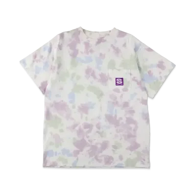 WIND AND SEA Uneven Dye Pocket S/S Tee "Chamois Pink"