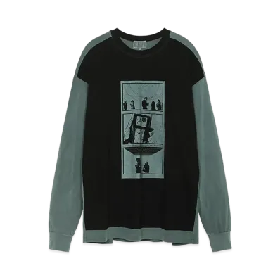 Cav Empt (C.E) OVERDYE PLANETARY COMMUNITY LONG SLEEVE T "Green"