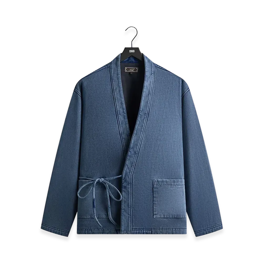 Kith Indigo Fleece Karter Gi Jacket "Vast"