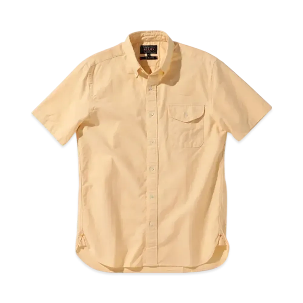 BEAMS B.D. Short Sleeve Oxford "Yellow"